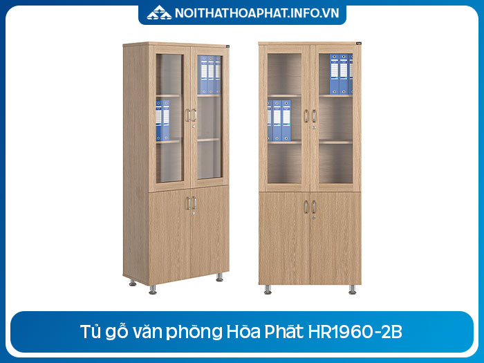 Tủ gỗ đựng tài liệu HR1960-2B