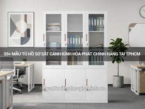 tủ hồ sơ sắt cánh kính Hòa Phát