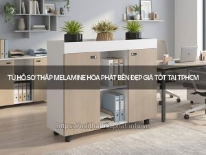 Tủ hồ sơ thấp melamine Hòa Phát
