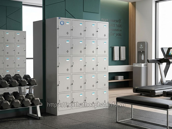 Tủ locker Hòa Phát phòng gym