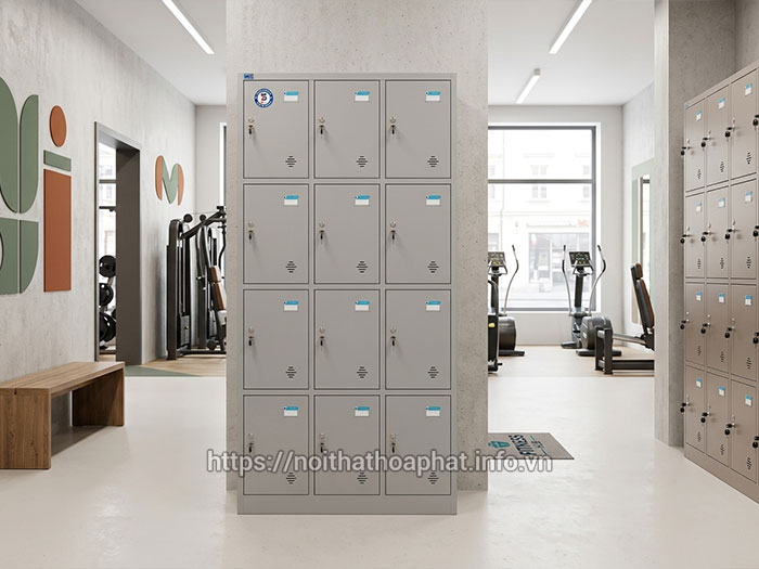 Tủ locker Hòa Phát phòng gym