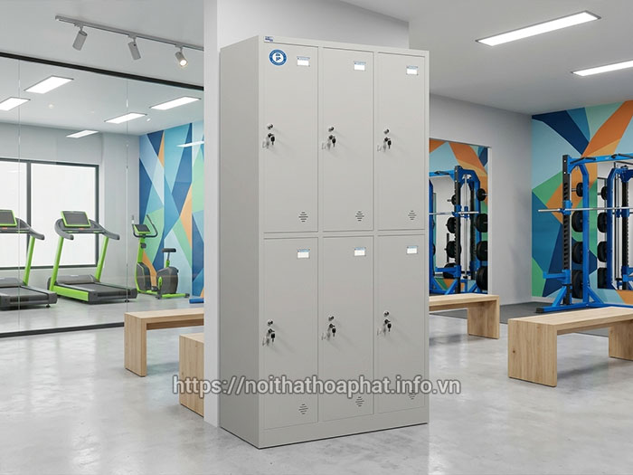 Tủ locker Hòa Phát phòng gym