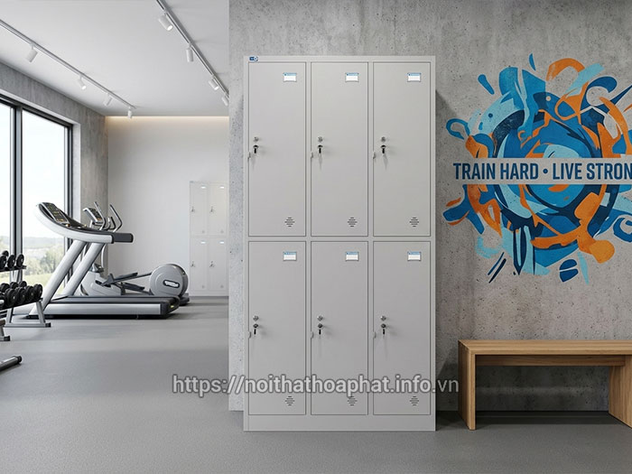 Tủ locker Hòa Phát phòng gym