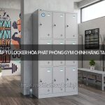 Tủ locker Hòa Phát phòng gym