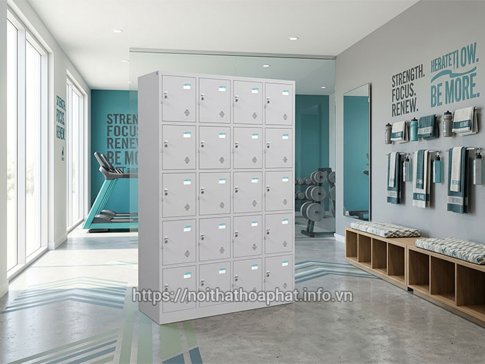 Tủ locker Hòa Phát phòng gym