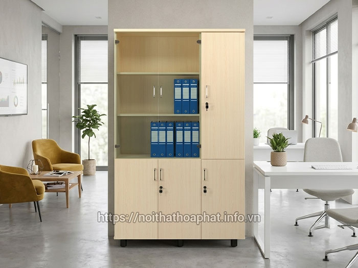 Tủ tài liệu cánh kính văn phòng
