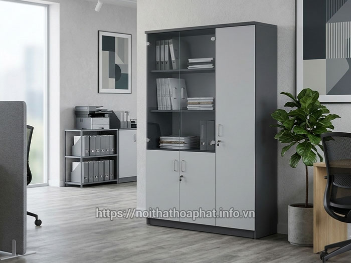 Tủ tài liệu cánh kính văn phòng