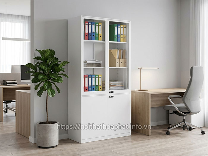 Tủ tài liệu cánh kính văn phòng