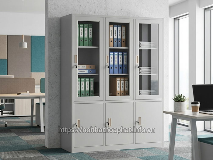 Tủ tài liệu cánh kính văn phòng