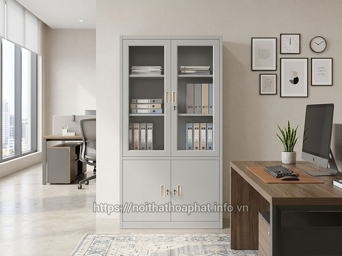 Tủ tài liệu cánh kính văn phòng
