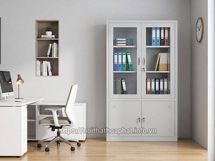 Tủ tài liệu cánh kính văn phòng