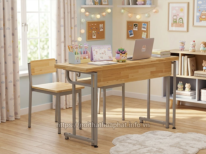 bàn ghế học sinh 2 chỗ ngồi