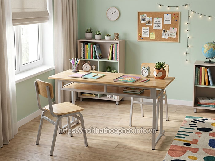 bàn ghế học sinh 2 chỗ ngồi