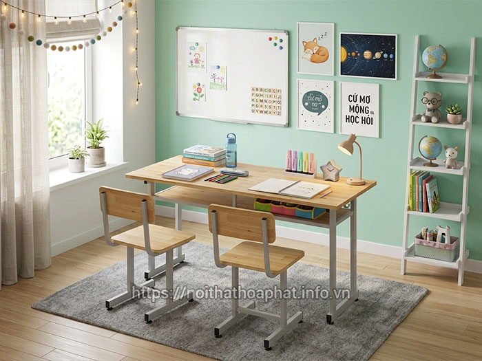 bàn ghế học sinh 2 chỗ ngồi