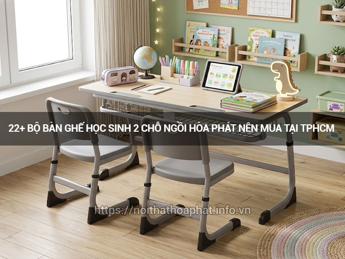 bàn ghế học sinh 2 chỗ ngồi