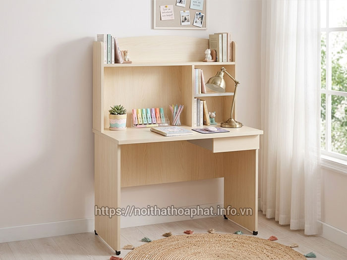 bàn học sinh liền kệ sách Hòa Phát