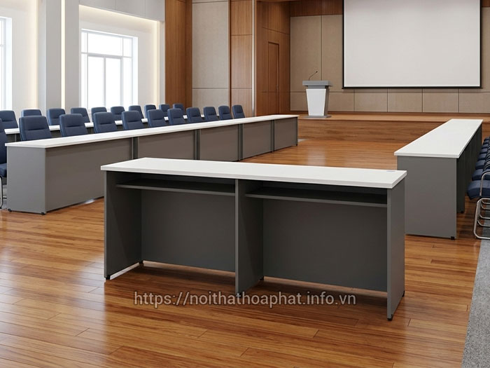 bàn hội trường 2 chỗ ngồi Hòa Phát