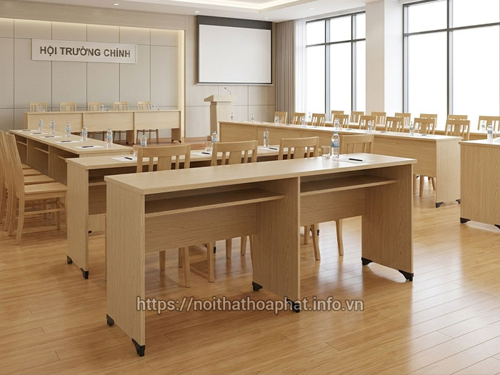 bàn hội trường 2 chỗ ngồi Hòa Phát