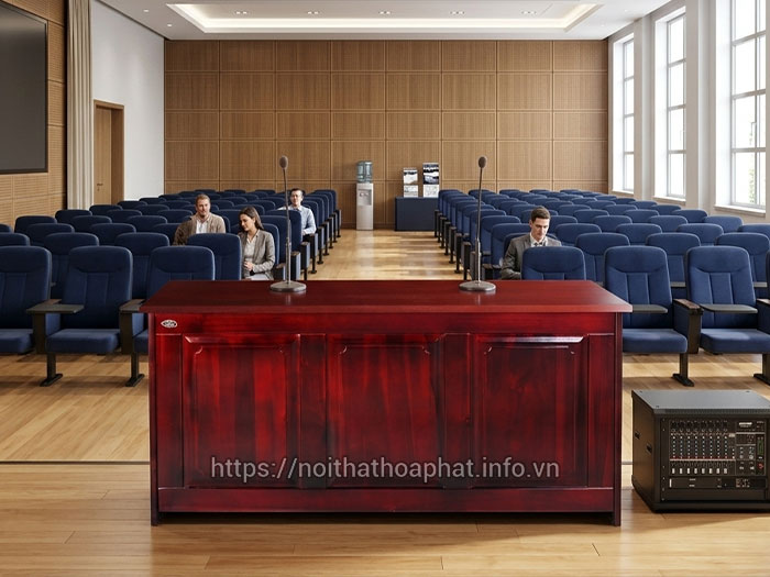 bàn hội trường 2 chỗ ngồi Hòa Phát