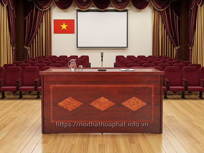 bàn hội trường 2 chỗ ngồi Hòa Phát