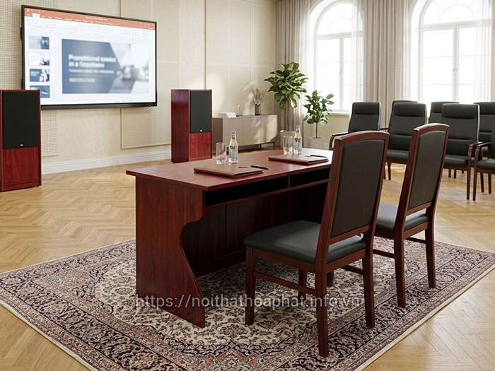bàn hội trường 2 chỗ ngồi Hòa Phát