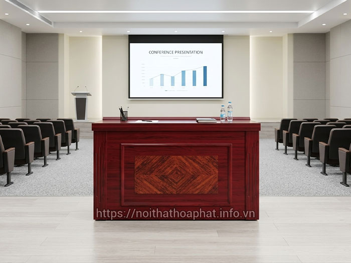 bàn hội trường 2 chỗ ngồi Hòa Phát