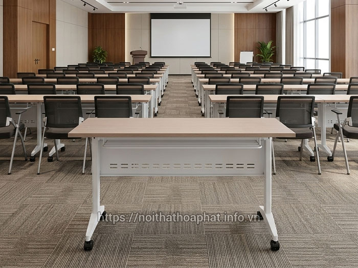 bàn hội trường 2 chỗ ngồi Hòa Phát