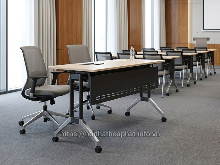 bàn hội trường 2 chỗ ngồi Hòa Phát