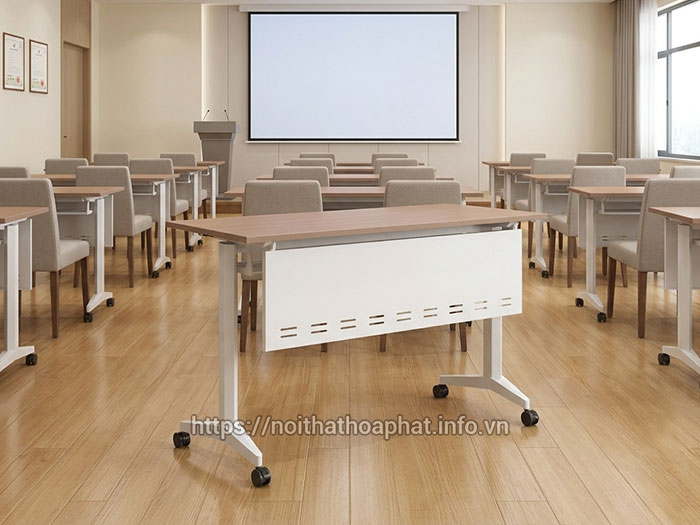 bàn hội trường 2 chỗ ngồi Hòa Phát