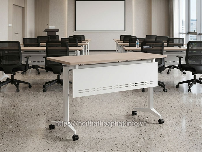 bàn hội trường 2 chỗ ngồi Hòa Phát