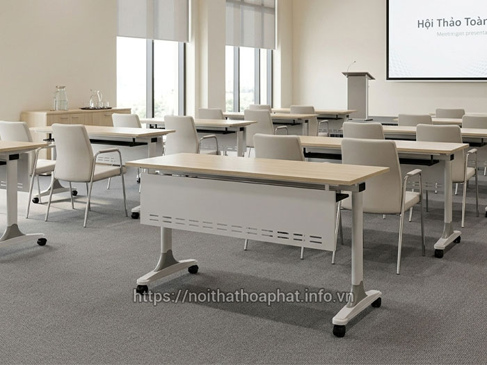 bàn hội trường 2 chỗ ngồi Hòa Phát