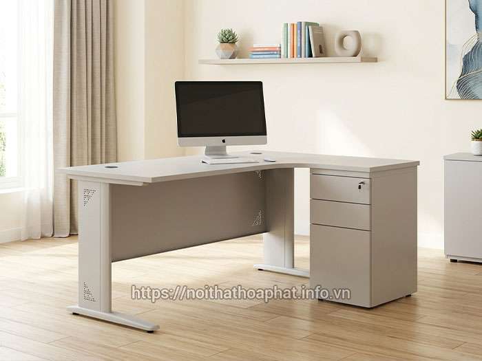 Bàn làm việc chữ L 1m6 Hòa Phát