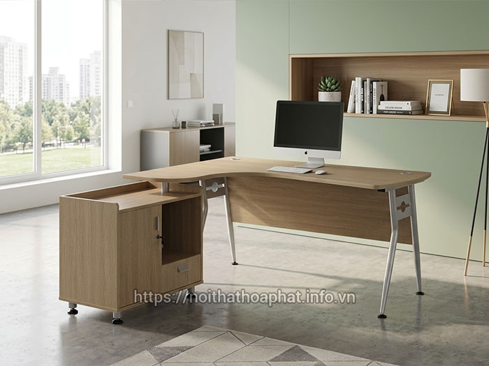 Bàn làm việc chữ L 1m6 Hòa Phát