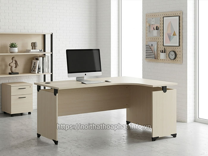 Bàn làm việc chữ L 1m6 Hòa Phát