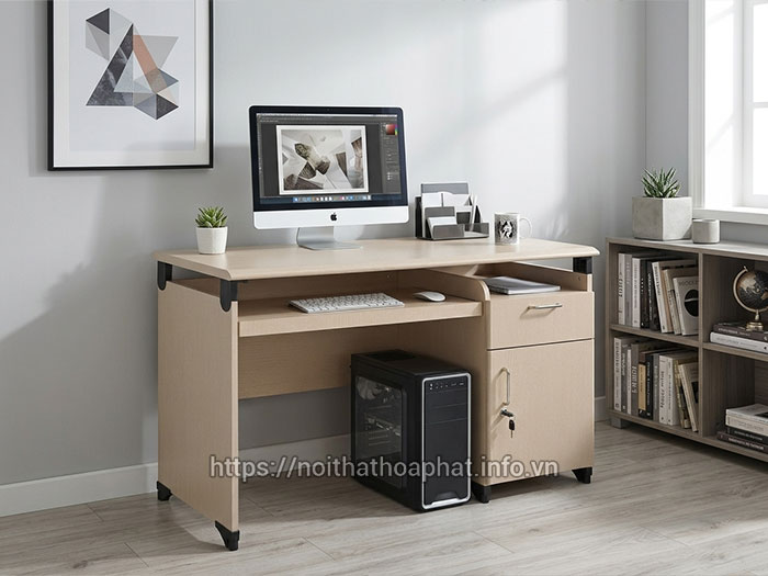 bàn làm việc máy tính 1m2 Hòa Phát