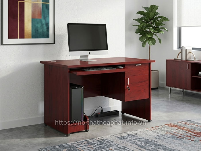 bàn làm việc máy tính 1m2 Hòa Phát