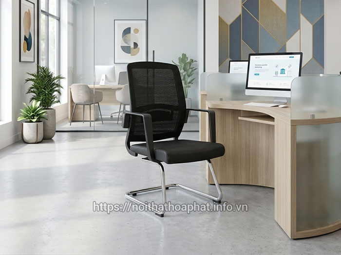 ghế chân quỳ ngân hàng Hòa Phát