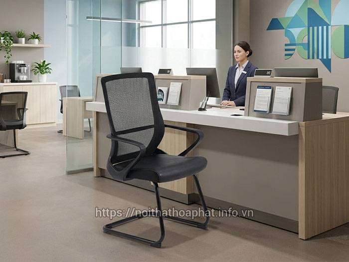 ghế chân quỳ ngân hàng Hòa Phát