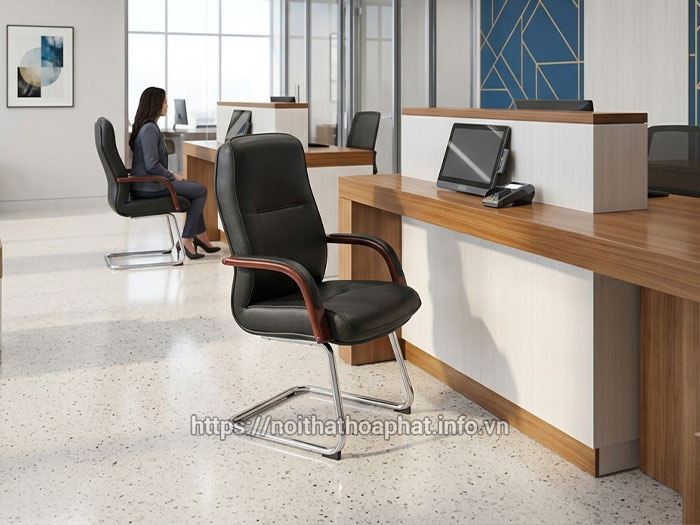 ghế chân quỳ ngân hàng Hòa Phát