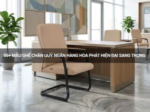 ghế chân quỳ ngân hàng Hòa Phát
