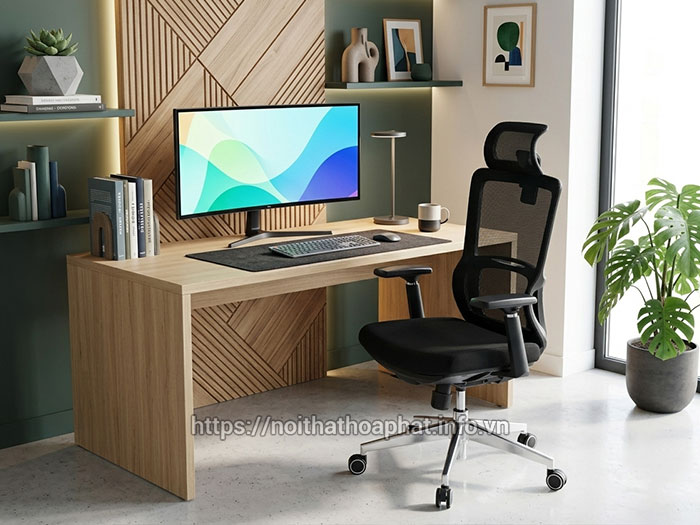 ghế công thái học ngồi máy tính
