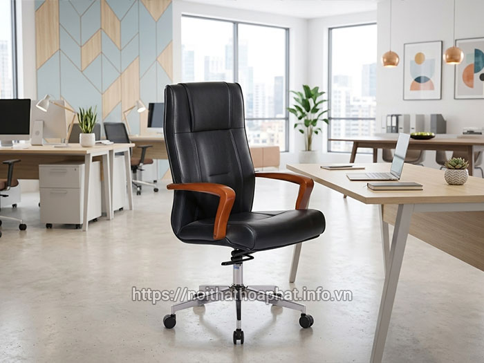 ghế da văn phòng cao cấp Hòa Phát