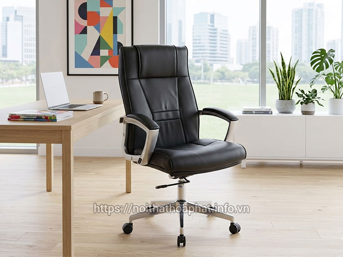 ghế da văn phòng cao cấp Hòa Phát