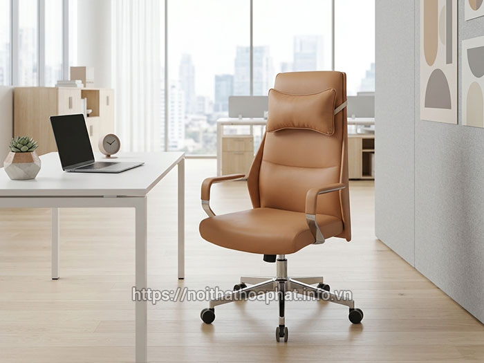 ghế da văn phòng cao cấp Hòa Phát