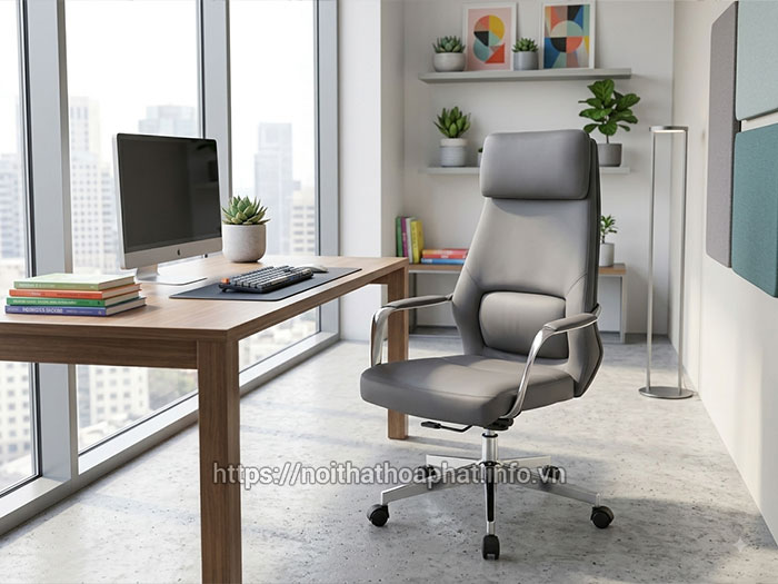 ghế da văn phòng cao cấp Hòa Phát