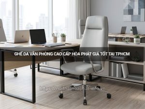 ghế da văn phòng cao cấp Hòa Phát