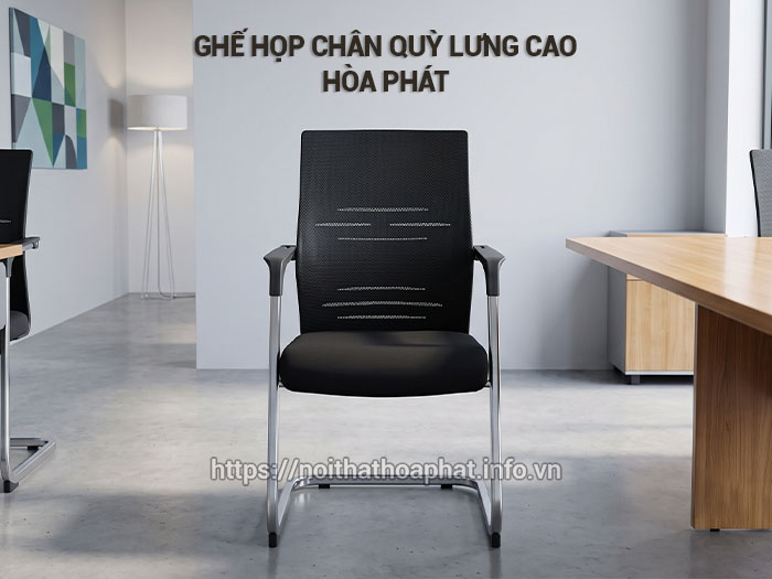 Ghế họp chân quỳ lưng cao