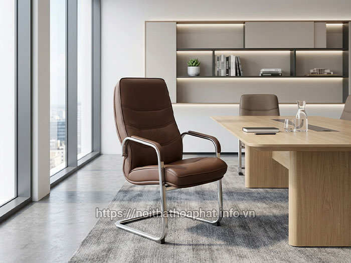 Ghế họp chân quỳ lưng cao