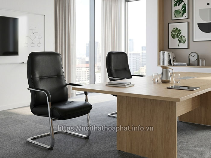 Ghế họp chân quỳ lưng cao