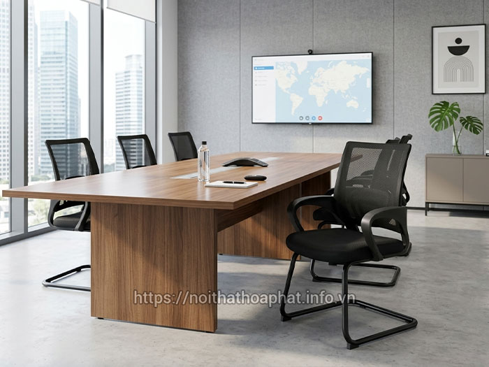 Ghế lưới chân quỳ phòng họp Hòa Phát